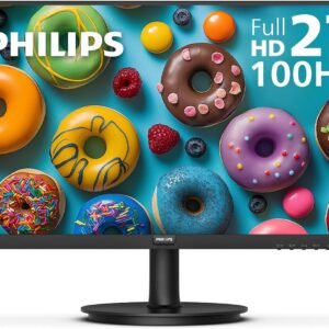 Philips 271V8LB 27″ Framless Full HD (1920 x 1080) 100Hz Monitor, VESA, HDMI x 1, VGA Port x1, Eye Care, 4 Year Advance Replacement Warranty