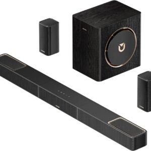 ULTIMEA Skywave X40 5.1.2ch Sound Bar for Smart TV w/Dolby Atmos, Wireless Surround Sound System for TV, 530W Soundbar with Wireless Subwoofer, GaN Amplifier, 4K HDR Pass-Through, HDMI eARC, BT 5.4