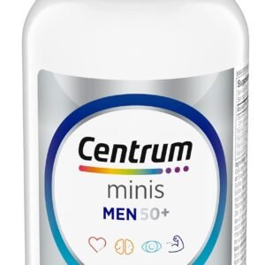 Centrum Minis Silver Multivitamin for Men 50 Plus, Multivitamin/Multimineral Supplement, Vitamin D3, B-Vitamins and Zinc, Non-GMO Ingredients, Supports Memory and Cognition in Older Adults – 280 Ct