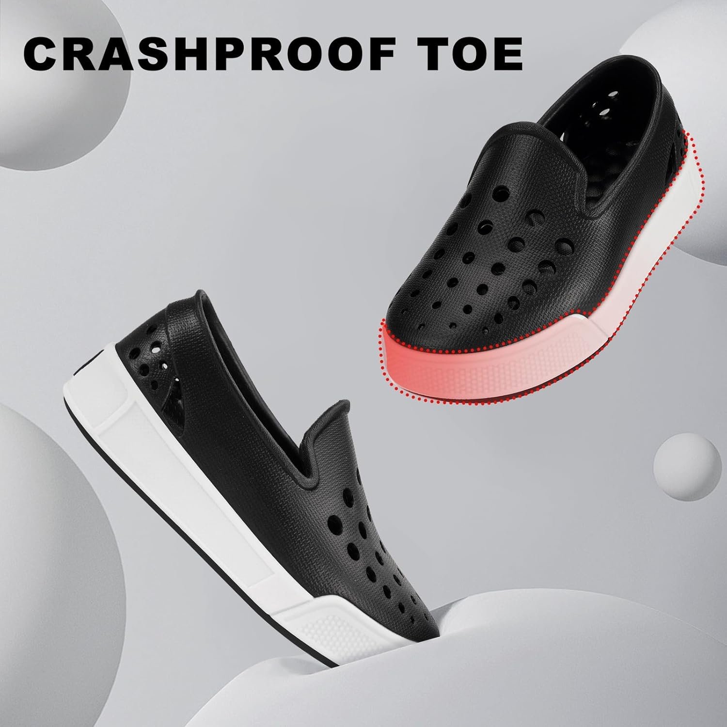 Eagsouni Kids Water Shoes Toddler Girls Boys Slip-On Sneakers Lightweight Breathable Sandals for Outdoor Indoor - Image 3