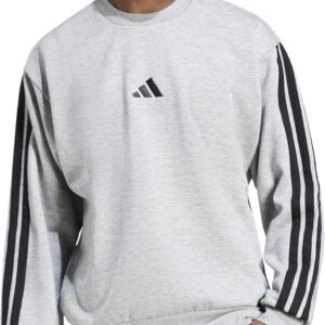 adidas mens Essentials Fleece 3-stripes Sweatshirt