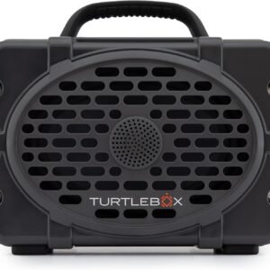 Turtlebox Original Gen 3: Portable Outdoor Bluetooth Speaker – Ultra-Loud (120dB), Waterproof (IP67), Rugged, Impact-Resistant, 3-Day Battery | Party Mode: Unlimited Pairing for Stereo Sound, Gray