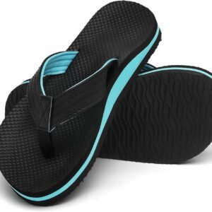 INMINPIN Kids Boys Girls Flip Flops Comfort Quick-Dry Beach Pool Aqua Thong Sandals(Little Kid/Big Kid)
