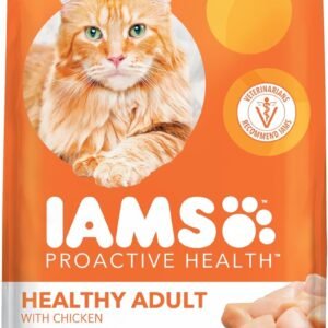 IAMS Proactive Health Dry Cat Food, Healthy Cat Food Dry Recipe for Adults, with Chicken 7 lb. Bag