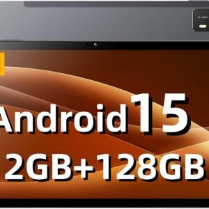 KODAK K11 Android 15 Tablet, 10.95 Inch FHD G+G Touchscreen, 12GB RAM 128GB Storage (1TB Expandable), 8000mAh Long Battery, Quad Speakers, 16MP Camera, Dual WiFi, GPS, for Work Entertainment Gaming