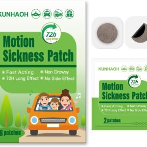 (2026 New) Motion Sickness Patches Non-Drowsy, 100% Natural Motion Sickness Patch(Efficient– Lasts 72 Hours)-for Car Airplane Ship Altitude Sickness(Travel Essentials)-for Adults and Kids(36 Count)