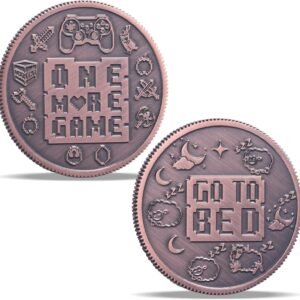 Ultimate Gamer Gift for Men – Double Sided Decision Maker Coin for Boyfriend, Husband & Gamers | Stress-Relieving Gaming Accessories for Birthday, Christmas & Valentines Day, Gamer Stocking Stuffer