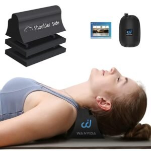 WANYIDA Neck and Shoulder Relaxer, Neck Stretcher Chiropractic Pillows for Pain Relief, Cervical Traction Device for Cervical Spine Alignment，FSA HSA Eligible