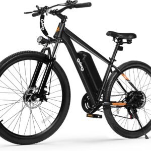 Qlife Electric Bike for Adults/Teens Racer-28MPH 21-Speed Peak 1200W Brushless Motor Electric Bicycles, 48V 10.4Ah Removable Battery Mountain Ebike, Up to 55 Miles, 27.5X2.1