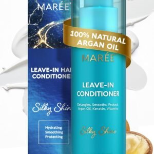 MAREE Leave-In Conditioner Hair Gloss for Dry Damaged Hair, Leave-In Conditioner for Curly Hair, Color Treated