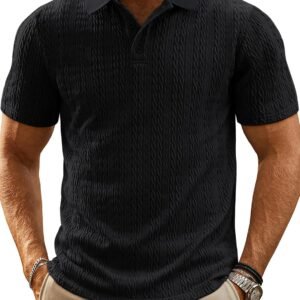 PJ PAUL JONES Mens Polo Shirts Short Sleeve Casual Collared Summer Vacation Shirts Golf Polo Shirts