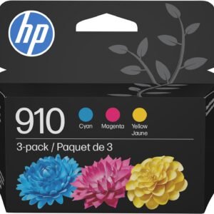 HP 910 Cyan, Magenta, Yellow Ink Cartridges (3-Pack) | Works with OfficeJet 8010, 8020 Series, OfficeJet Pro 8020, 8030 Series | Eligible for Instant Ink | 3YN97AN