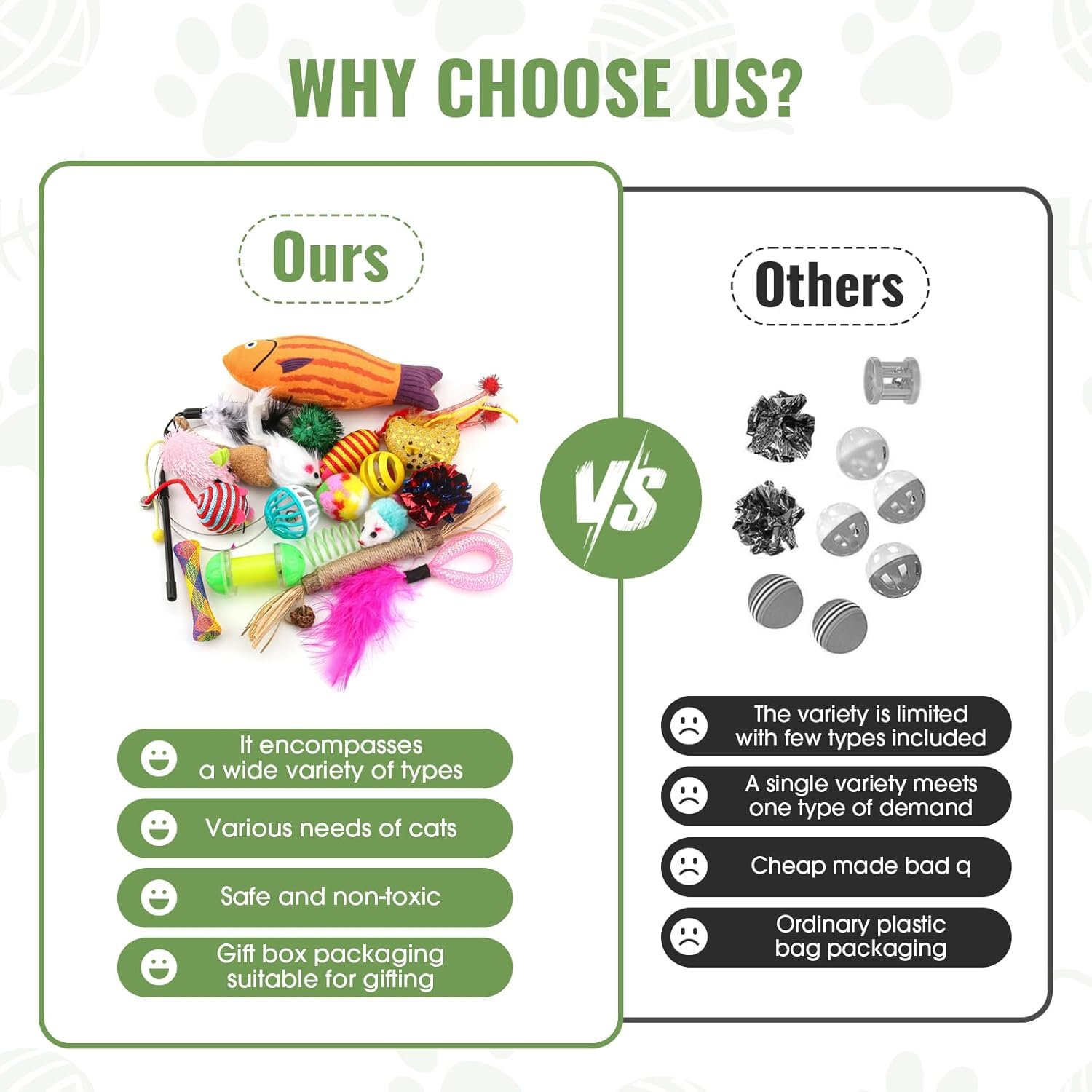 Fashion's Talk Cat Toys Variety Pack for Kitty 20 Pieces - Image 7