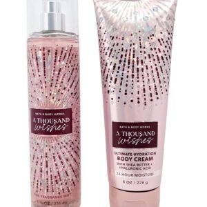 Bath & Body Works – Signature Collection – A Thousand Wishes- Gift Set- Fine Fragrance Mist & Ultra Shea Body Cream by Bath & Body Works