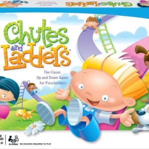 Hasbro Gaming Chutes and Ladders Board Game, 2 to 4 Players, Easter Gift for Kids, Preschool Classroom Games, Ages 3+ (Amazon Exclusive)