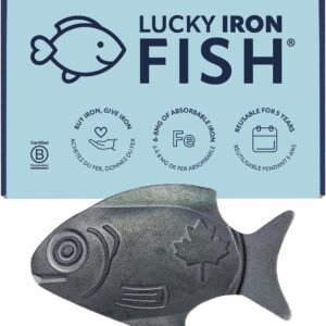 The Original Lucky Iron Fish ®. An Iron Supplement Alternative to Reduce Deficiency. NO SIDE EFFECTS. Use once daily – 5 year supply included.