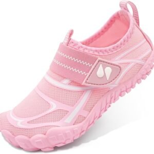 Stelle Kids Water Shoes Wide Toe Box Barefoot Quick Dry Non-Slip Aqua Shoes for Boys Girls Toddler Beach Swim Pool