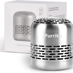 Purriko Refrigerator Deodorizer,Lasts up to 10 Years,Refrigerator Odor Eliminator,Fridge Deodorizer,More Effective Than Baking Soda Bamboo Air Purifying Bags