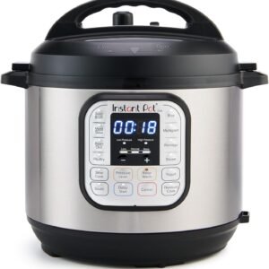 Instant Pot Duo 7-in-1 Electric Pressure Cooker, Slow Cooker, Rice, Steamer, Sauté, Yogurt Maker, Warmer & Sterilizer, Includes App With Over 800 Recipes, Stainless Steel, 6 Quart