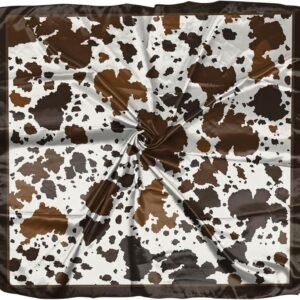 Scarf Silk Feeling Square Satin Head Hair Scarf Wrap 27.5 Inches Headwear Aesthetic Cute Decoration Women Girls