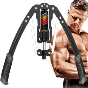 EAST MOUNT Twister Arm Exerciser – Adjustable 22-440lbs Hydraulic Power, Home Chest Expander, Shoulder Muscle Training Fitness Equipment, Arm Enhanced Exercise Strengthener.