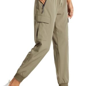 Libin Women’s Cargo Joggers Lightweight Quick Dry Hiking Pants Athletic Lounge Casual Travel