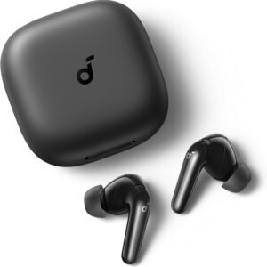 Soundcore P31i by Anker, Real-Time Adaptive Noise Cancelling, Hi-Res Sound, Translation Earbuds, 50H Playtime, Wireless Earbuds, Bluetooth Earphones, Spatial Audio, Fast Charging, IP55 (Black)