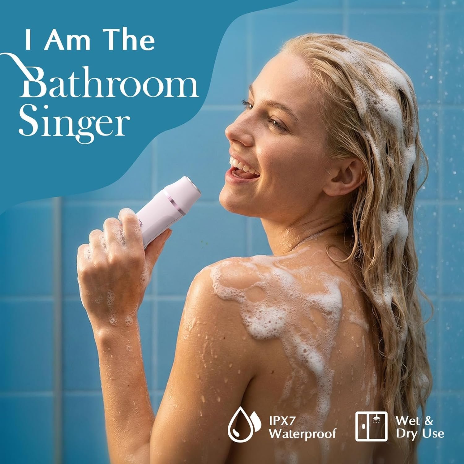 Risina Bikini Trimmer for Women - Painless Electric Razors for Silk Skin,Cordless Body Shaver for Trip,Replaceable Lady Facial Razor, IPX7 Waterproof&Easy Cleaning, Ceramic Blade, Gifts for Women - Image 5