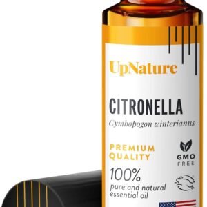 UpNature Citronella Oil Roll On – Camping Essentials – 100% Natural Citronella Essential Oil for Skin