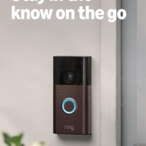 Ring Battery Doorbell, Home or business security with Head-to-Toe video, Live View with Two-Way Talk, and Motion Detection & Alerts, Venetian Bronze