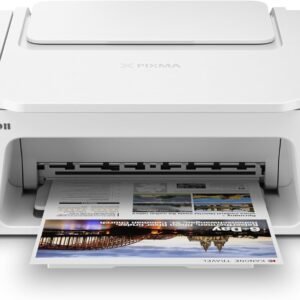 Canon PIXMA TS3720 Wireless All-in-One Printer for Basic Home Printing, White