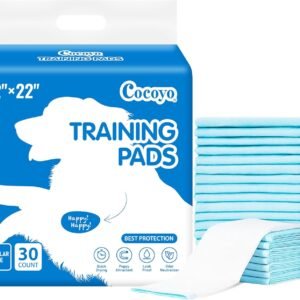 COCOYO Best Value Training Pads 30 Count | Dog Pee Pads | Super Absorbent Puppy Pads