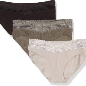 Warner’s womens Blissful Benefits No Muffin 3 Pack Hipster Panties
