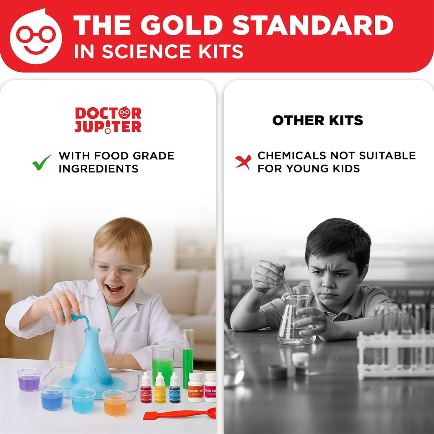 Doctor Jupiter My First Science Kit for Kids Ages 4-5-6-7-8 | Easter, Birthday Gift Ideas for 4+ Year Old Boys & Girls | Toy Stem Kit with 100+ Experiments | Learning & Educational Projects - Image 7