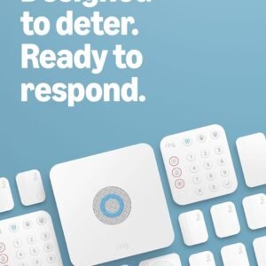 Ring Alarm 14-Piece Kit (newest model), Wireless smart home or business security system, expandable, easy setup, Mobile App Control, 24/7 Professional Monitoring, Alexa Compatible