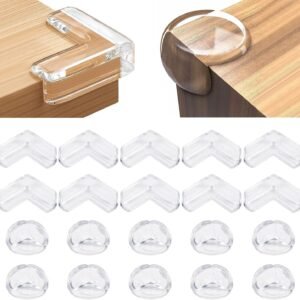 20 Pack Corner Protector Baby, Table Corner Protectors for Baby Guards Clear for Furniture Corner Protectors Proof Covers Baby Safety