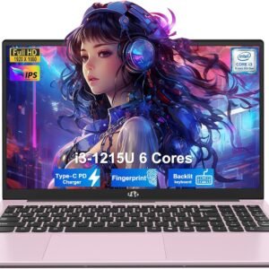 NIMO 15.6″ FHD IPS Laptop, Core i3-1215U(Beats i5-1135G7, Matches i7-1165G7), 8GB RAM 256GB SSD, Backlit Keyboard, Fingerprint Reader, WiFi 6, Thin & Lightweight Laptop for Students, Home & Business
