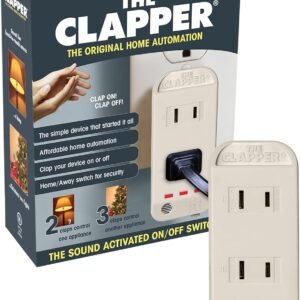 Clapper The Original Home Automation Sound Activated Device, On/Off Light Switch, Clap Detection, As Seen On TV