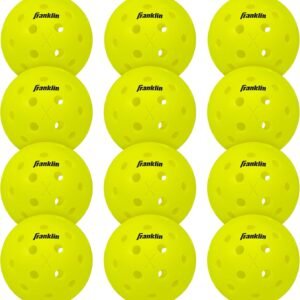 Franklin Sports X-40 Outdoor Pickleballs – Official Ball of USA Pickleball, APP Tour + US Open – Regulation Size