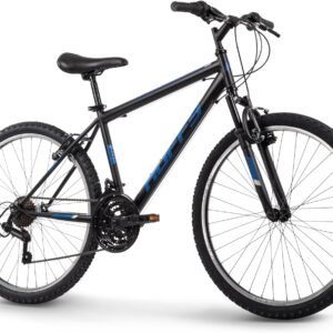 Huffy Stone Mountain Bike for Men and Women, 20”/24”/26”, 6-Speed (20”) or 21-Speed, Front or Dual Suspension (Varies), Multiple Colors, Adjustable Saddle, Shimano Equipped, All-Terrain Tires