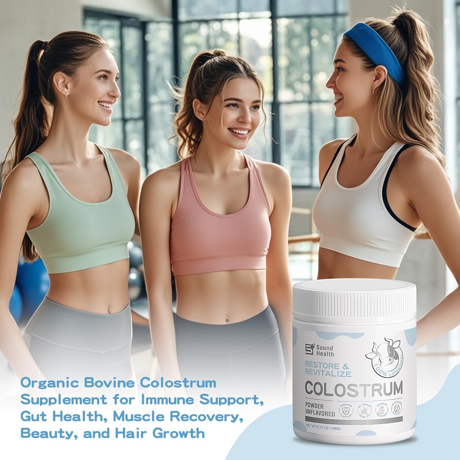 Colostrum Supplement Powder for Humans - Organic Bovine Colostrum Supplement for Gut Health, Hair Growth, Beauty, and Immune Support - Unflavored (73 Servings) - Image 7