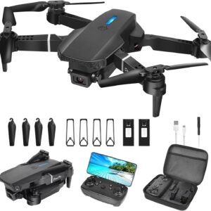 Drone with Camera 1080P HD,FPV Foldable Mini Drone for Adults,Drone with One Key Take Off/Landing,Gesture Selfie, Altitude Hold,3D Flip,Easy to Fly,2 Batteries tt