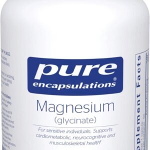 Pure Encapsulations Magnesium (Glycinate) – Supplement to Support Stress Relief, Sleep, Heart Health, Nerves, Muscles, and Metabolism* – with Magnesium Glycinate – 90 Capsules