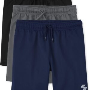 The Children’s Place Boys’ Performance Basketball Shorts 2 Pack