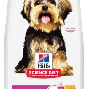 Hill’s Science Diet Adult 1-6 Small & Mini Dry Dog Food, Chicken & Brown Rice, 4.5 lb. Bag