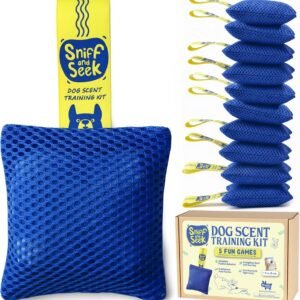 Race&Herd Original Dog Scent Training Kit, Scent Work Training Kit for Dogs – Nosework for Dog Mental Stimulation Agility Training Equipment for Dogs, Brain Games Smell Training Kit for Loss of Smell