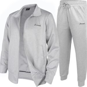 Men’s Tracksuits Sweatsuits For Men 2 Piece Sets Outfits Long Sleeve Casual Full Zip Athletic Jogging Sportswear