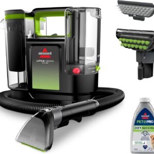 BISSELL® Little Green® Max Pet SmartMix Portable Carpet and Upholstery Deep Cleaner, Car/Auto Detailer, with SmartMix Technology, Self-Cleaning Tough Stain Tool and Pet Hair Removal Tool, 38572