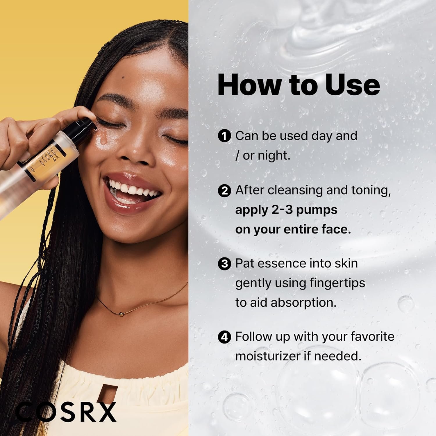 COSRX Snail Mucin Repairing Serum 100ml, Hydrating Serum for Face with Snail Secretion Filtrate for Dull Skin & Fine Lines, Korean Skin Care - Image 6