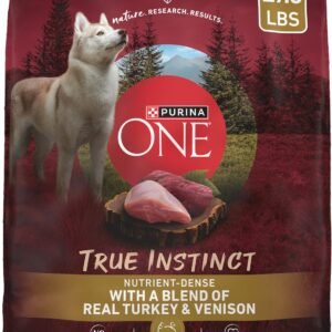 Purina ONE True Instinct With A Blend Of Real Turkey and Venison Dry Dog Food – 27.5 lb. Bag